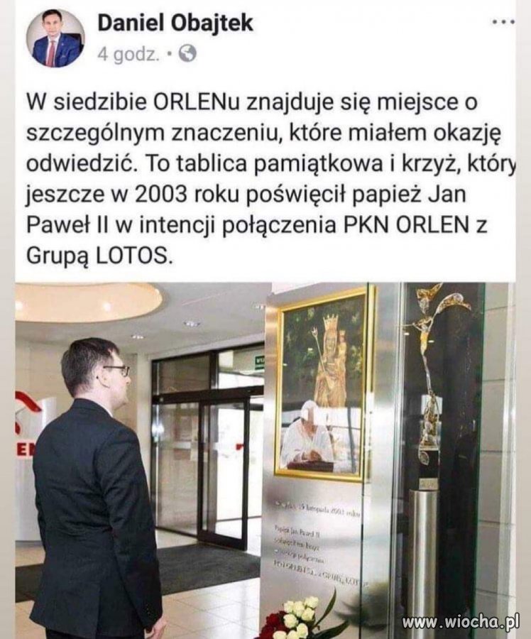Papamobile tankowane byłoby na Orlenie