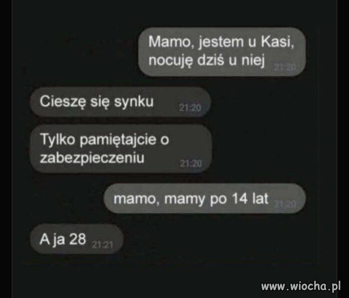 Mama jest starsza
