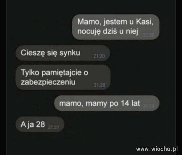 Mama jest starsza
