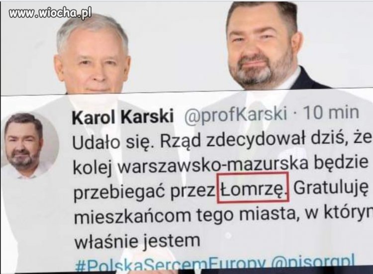 Karolek swoje wie. To tuz yntelygencji  pisma***ków