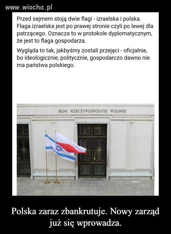 Flagę już zamienili 