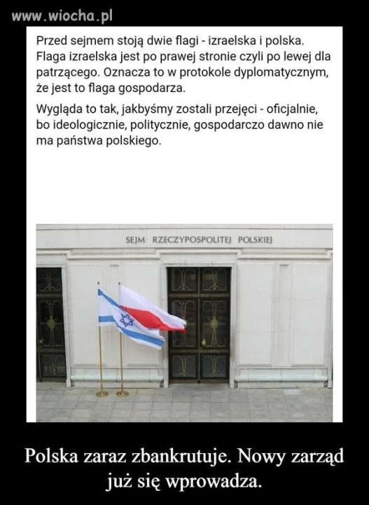 Flagę już zamienili 