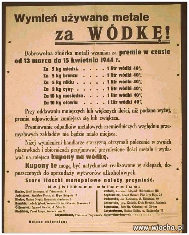 Wczasie wojny takie 