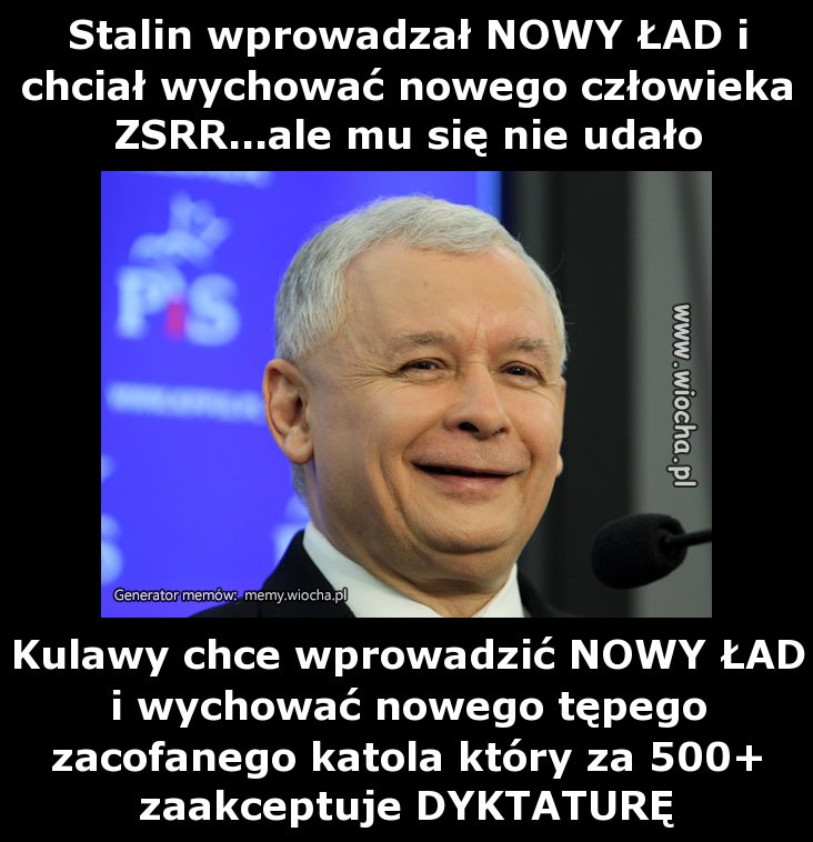 Stalin wprowadzał NOWY ŁAD i chciał wychować