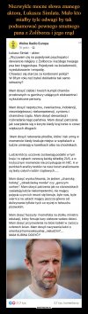 Warto przeczytać, mimo małego druku...