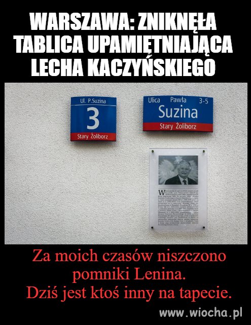 Kiedyś Lenin, dziś ?
