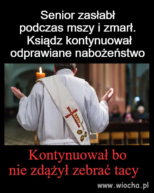 Jeszcze taca była pusta 