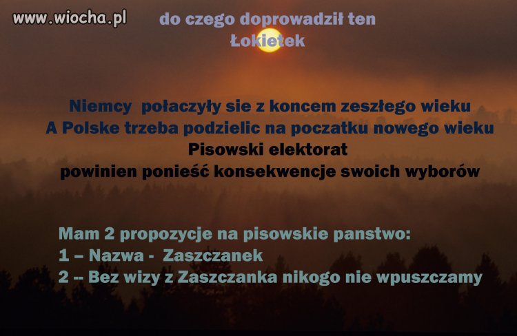 Chcialem smiesznie a wyszlo ponuro