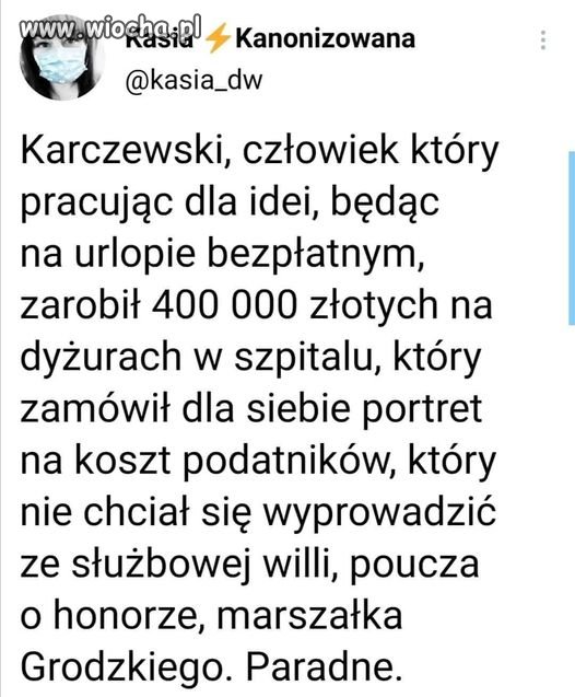 Normalnie ich uczciwość poraża blaskiem