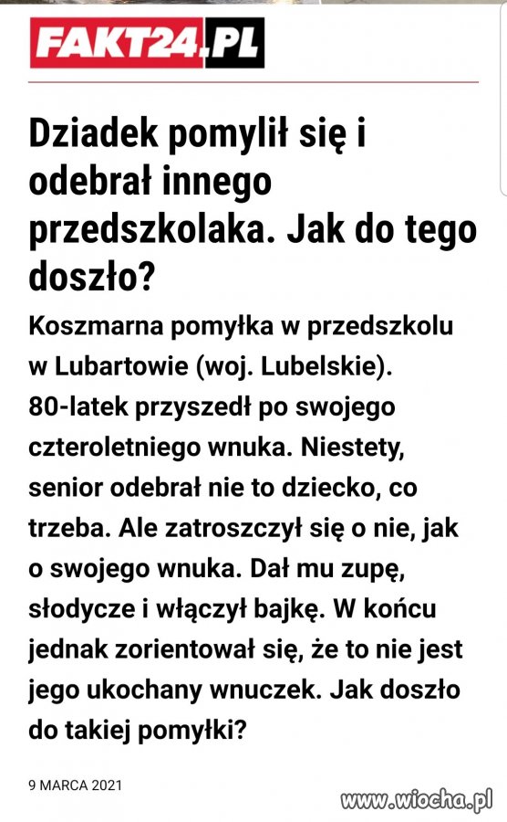 Bo w maseczkach wszyscy wyglądają podobnie. 