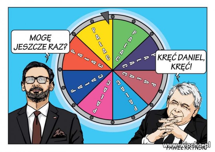 Obajtek ze swoim ochroniarzem ...