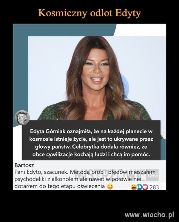 Ona tak sama z siebie czy ktoś jej podpowiada ?