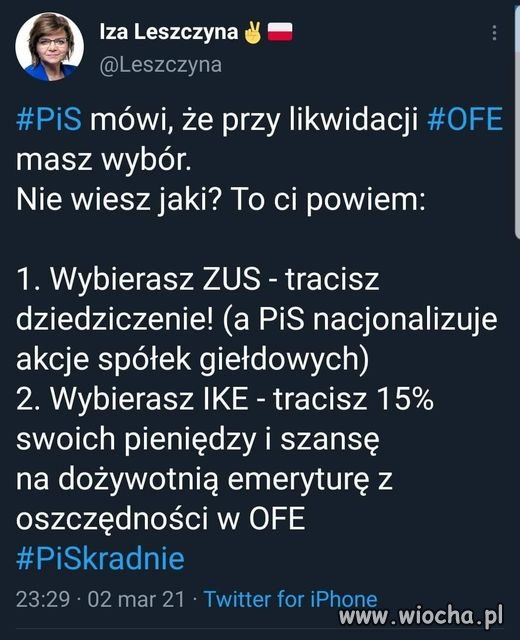 Złodziejski rząd daje Ci wybór