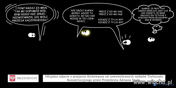 Zdjęcie z wręczania nominacji komuchowi