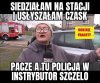 Kobieta zdemolowała w nocy samochodem stację