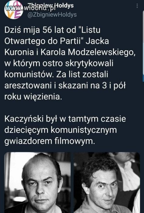 Celebryta spod czerwonej gwiazdy sierpa i młota