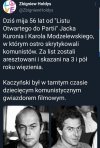 Celebryta spod czerwonej gwiazdy sierpa i młota