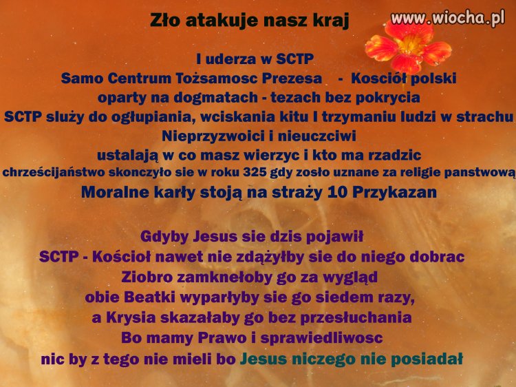 Idźcie przez zboże we wsi Rydzyk stoi