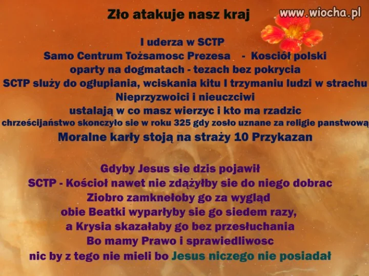 Idźcie przez zboże we wsi Rydzyk stoi