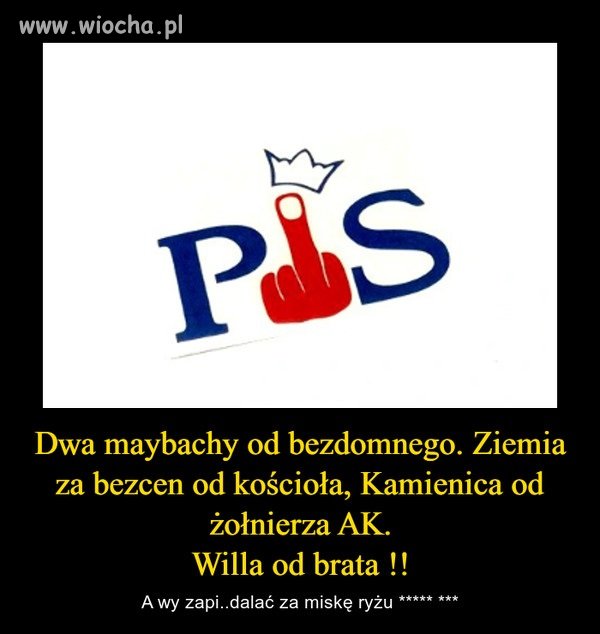 Przekaz od lepszego sortu ...