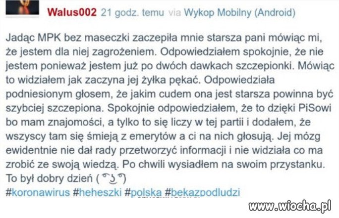 W AUTOBUSIE...Rozmowa z elektoratem PiSu.
