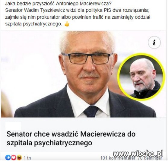 Przyszłość czołowego polityka PiSu, 