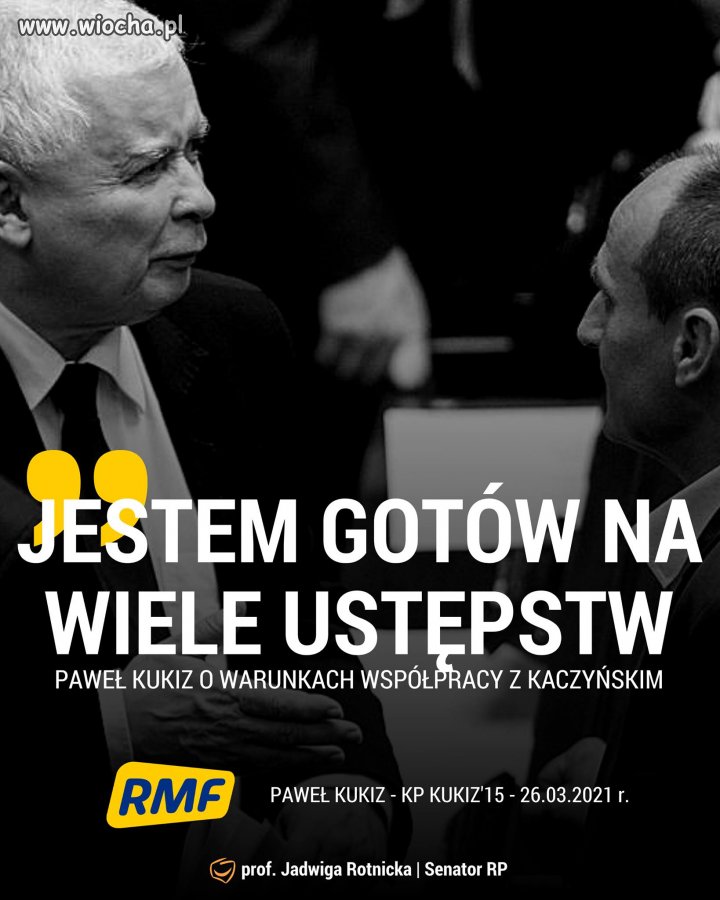 Kukiz wiesz, że niżej już upaść się nie da?