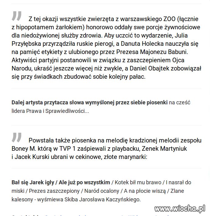 K Skiba o zaszczepieniu najjaśniejszego