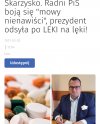 Wydeptany napis *** *** i już się boją
