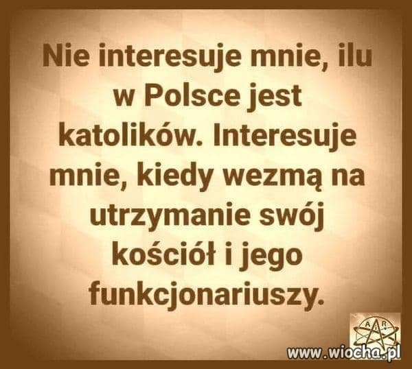 Dokładnie tak. Żadnego wsparcia dla KRK z budżetu 