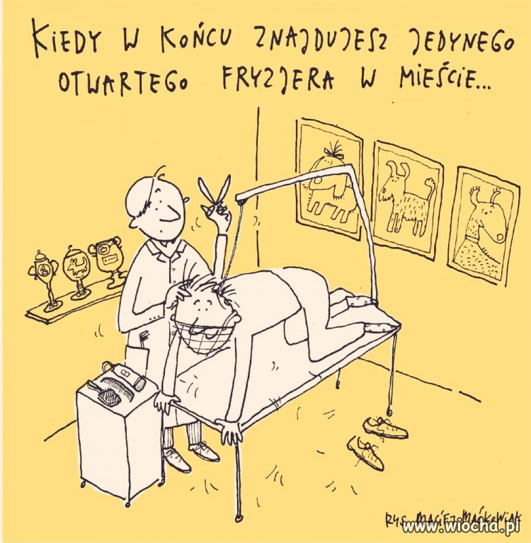 A pies mu mordę lizał...
