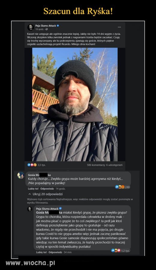Rychu wyjaśnił Pani