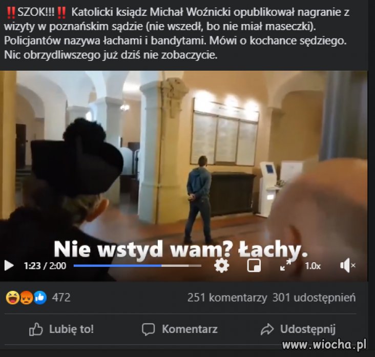 Co za klecha pier...