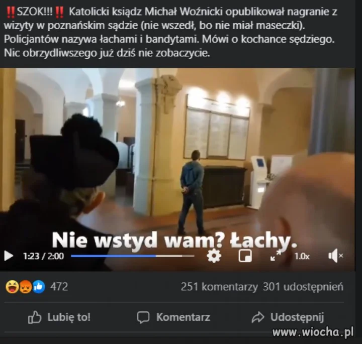 Co za klecha pier...