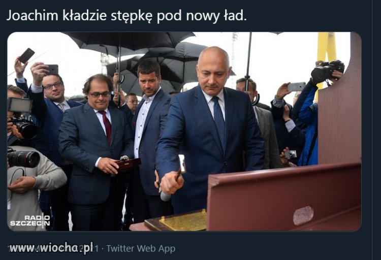 Joachim kładzie stępkę pod nowy ład.
