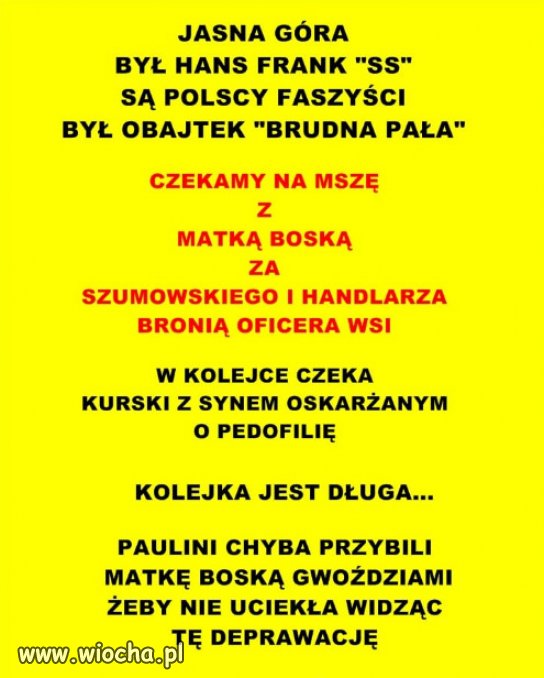 Władzy PiSu już tylko modlitwy pozostały...