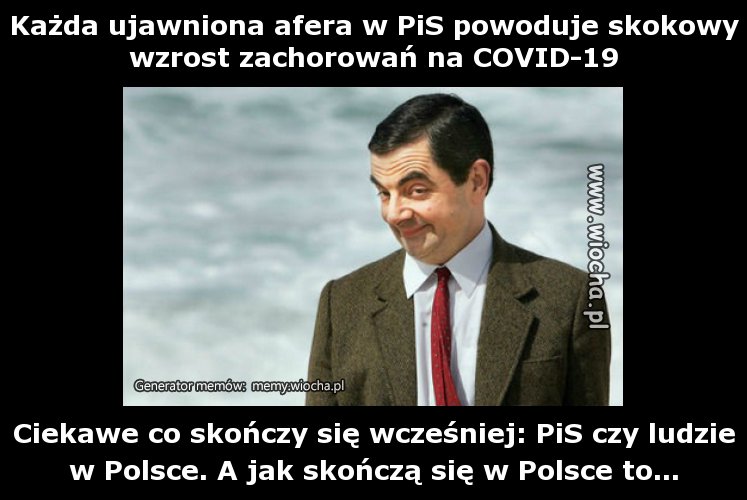 Każda ujawniona afera w PiS powoduje skokowy