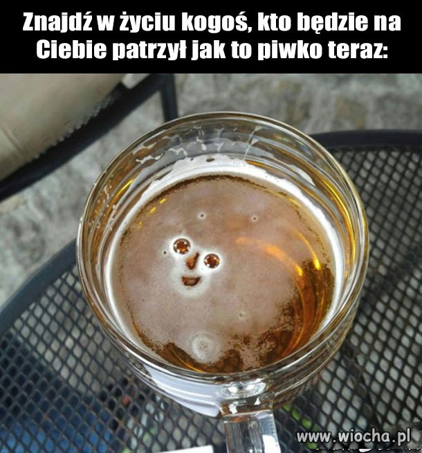 Piję, ale bąbelki tak nie patrzą 
