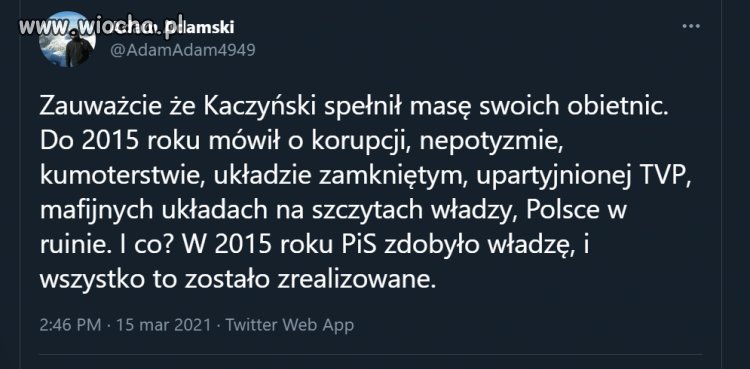 Obietnice Kaczyńskiego 