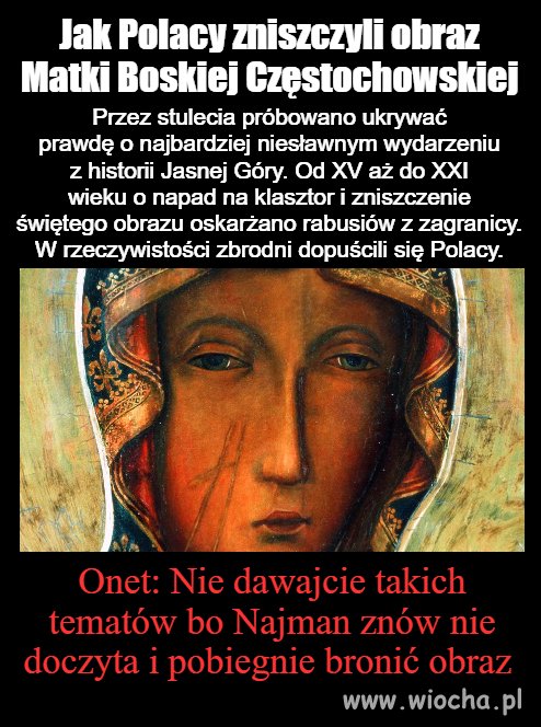 Najmam może pędzić na Jasną Górę 