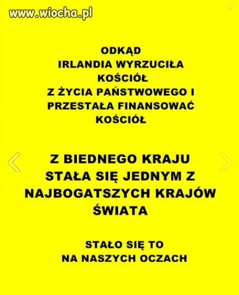 Im bardziej religijny narod, tym bardziej zacofany