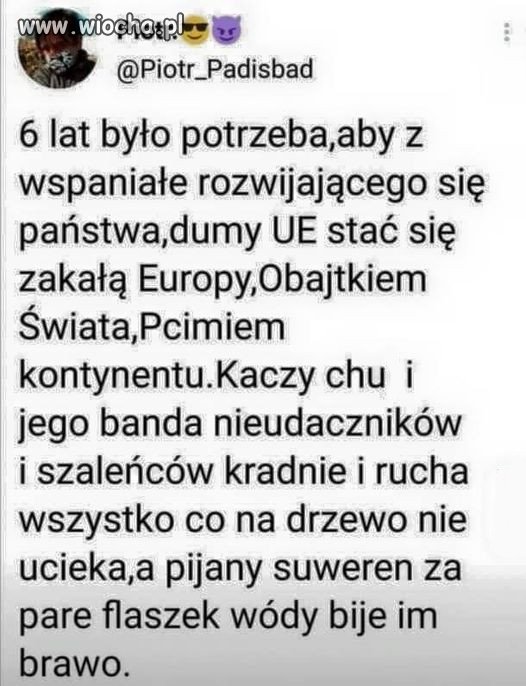 Mocne słowa ale właściwe