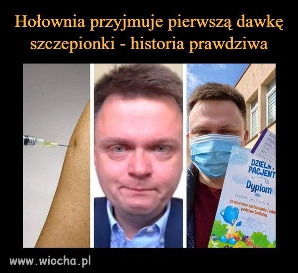 Ciekawe czy dostał też nakleję dzielny pacjent ?