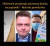 Ciekawe czy dostał też nakleję dzielny pacjent ?
