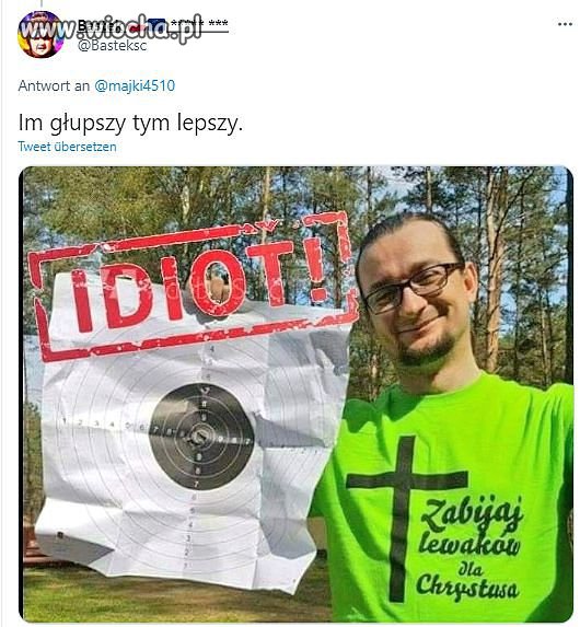 Oto przykład KATOPATOLOGII