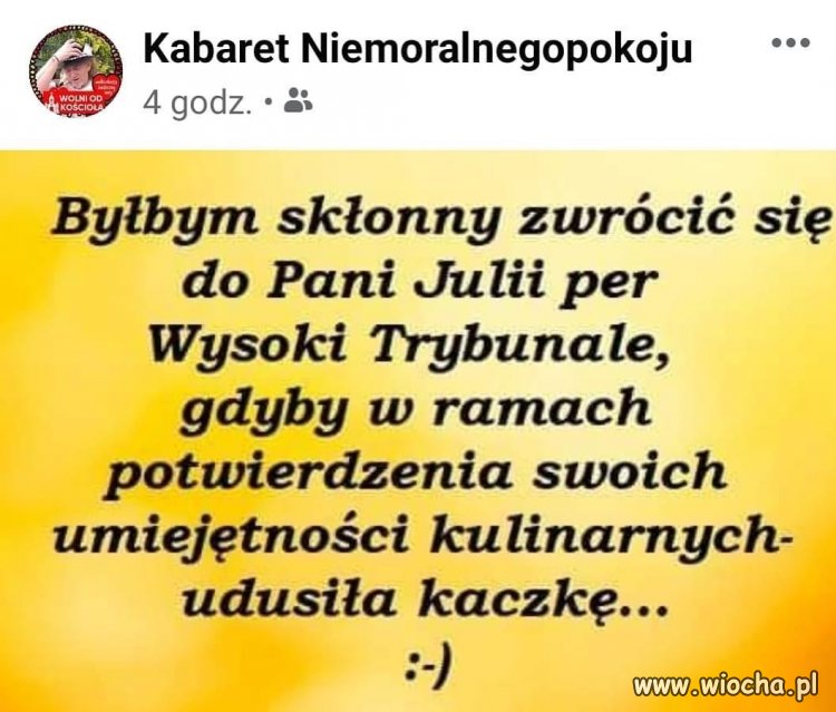 Ciekawe czy się odważy ?