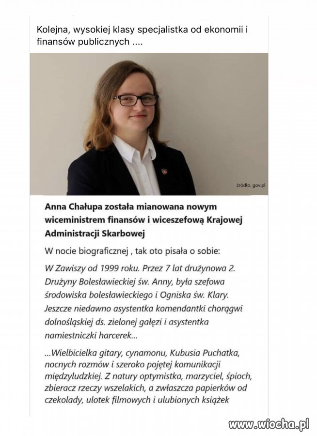 Kolejna specjalistka wysokiej klasy