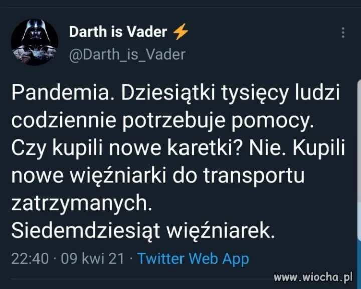 Tak ta władza walczy z pandemią ...
