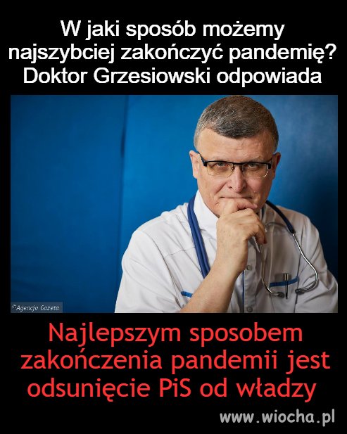 Doktor Grzesiowski solą w oku PiS 