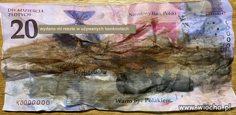 Banknot użyty